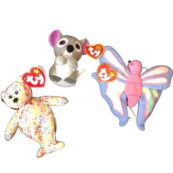Ty Teenie Beanie Boos Lot of 3 McDonalds - Picture 1 of 5
